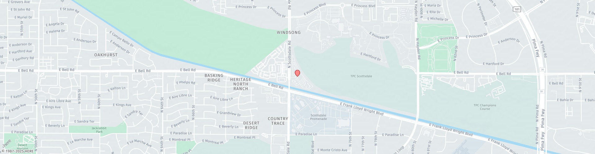 Location Map: 17015 N Scottsdale Rd. Scottsdale, AZ 85255